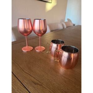 Set of Copper Barware